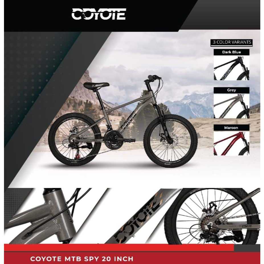 sepeda gunung mtb 20 inch coyote by element // mtb 20 inch x-cross 2.0 by pacific // mtb 20 coyote s