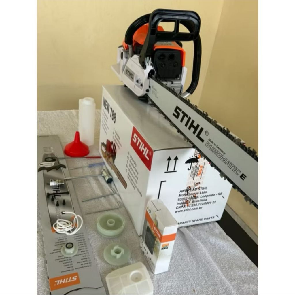 ORIGINAL  Mesin Gergaji Potong Kayu STIHL NEW 788 Bar 22 Inch Laser dan Rantai / Mesin Chainsaw Sens
