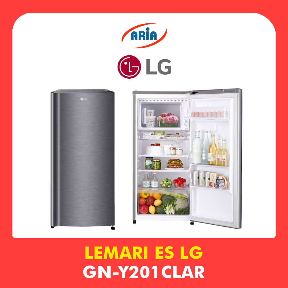 Lemari Es LG 1 Pintu 169 Liter GN-Y201CLAR