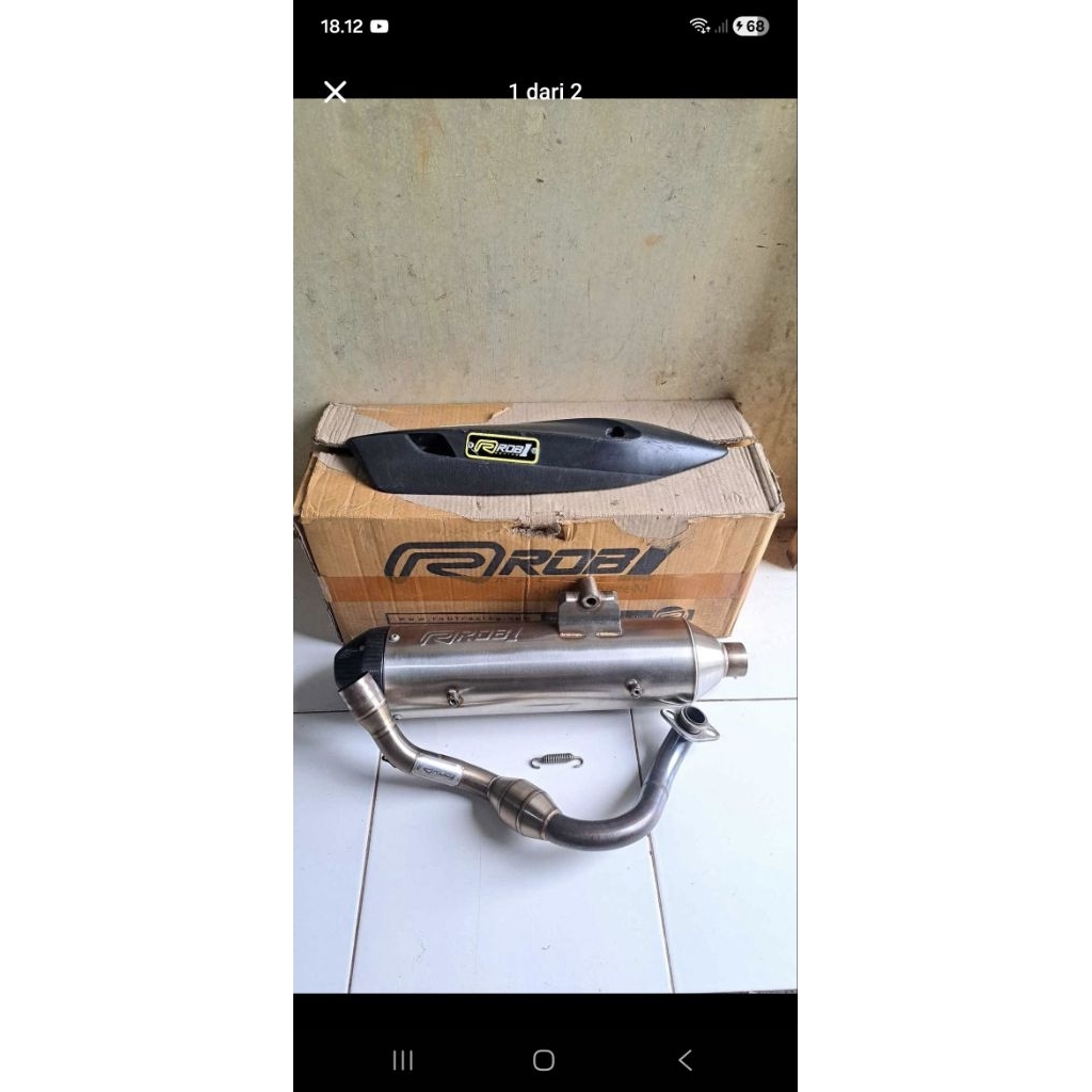 Knalpot Rob1 Vario Led New