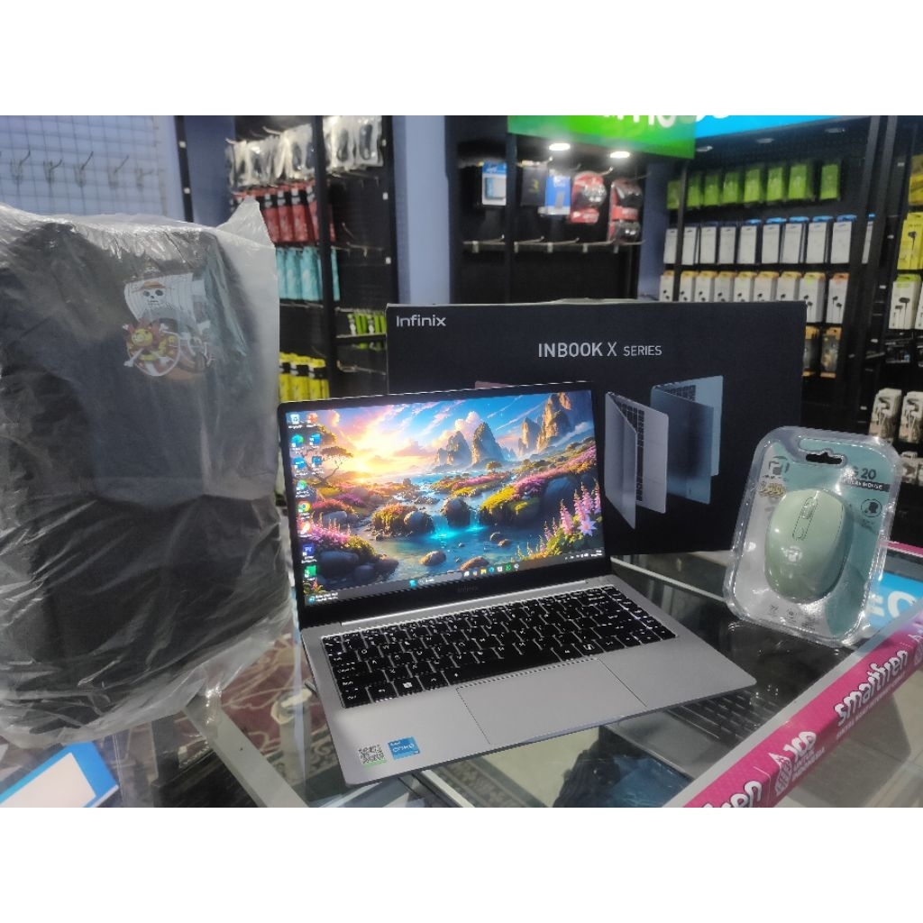 Laptop Infinix X2 GEN 11 2025 FullSet core i3 8gb 256gb SSD nvme FHD backlight