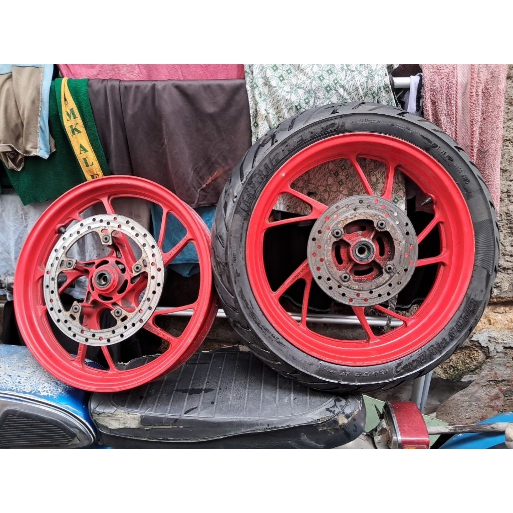 Velg Cbr 150 r facelift cb 150r face lift pelek racing palang original ori copotan standar kelengkap
