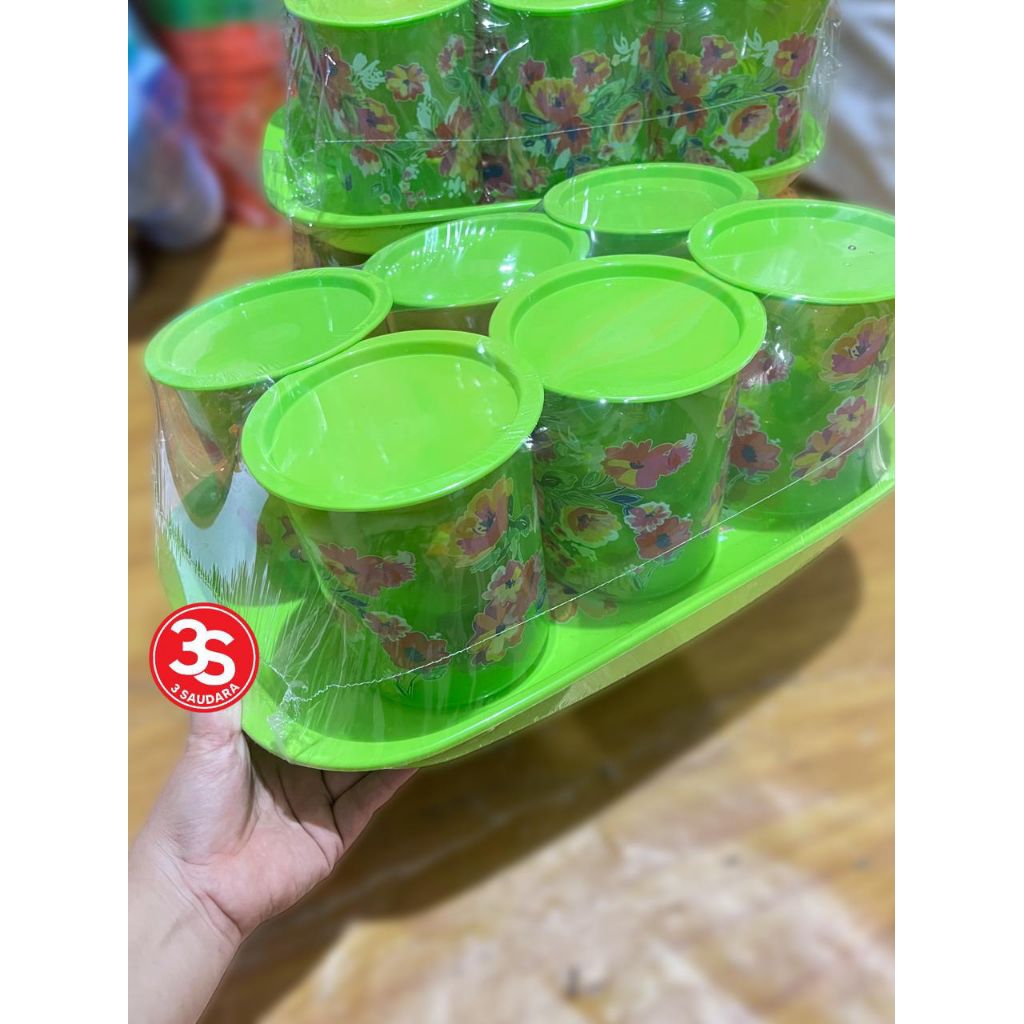 TOPLES TOBAKI KUE LEBARAN SET 6 + NAMPAN