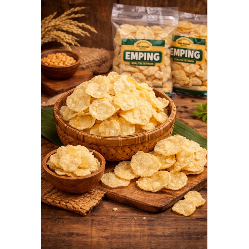 Emping Melinjo Asli Khas Kebumen Mentah