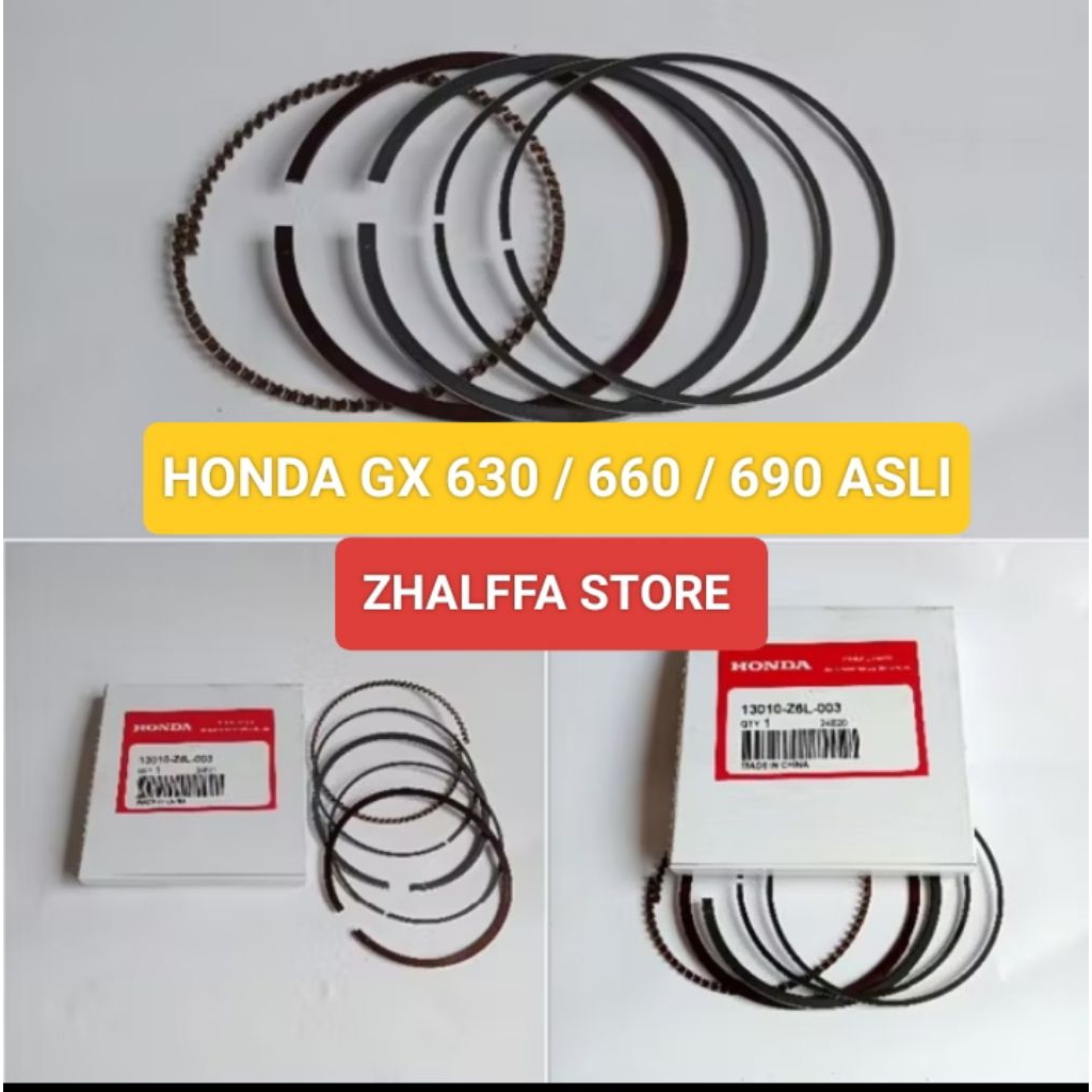 RING SEHER HONDA GX630 / GX 660 / GX 690 / RING PISTON HONDA GX 630/GX 660/GX 690 ASLI