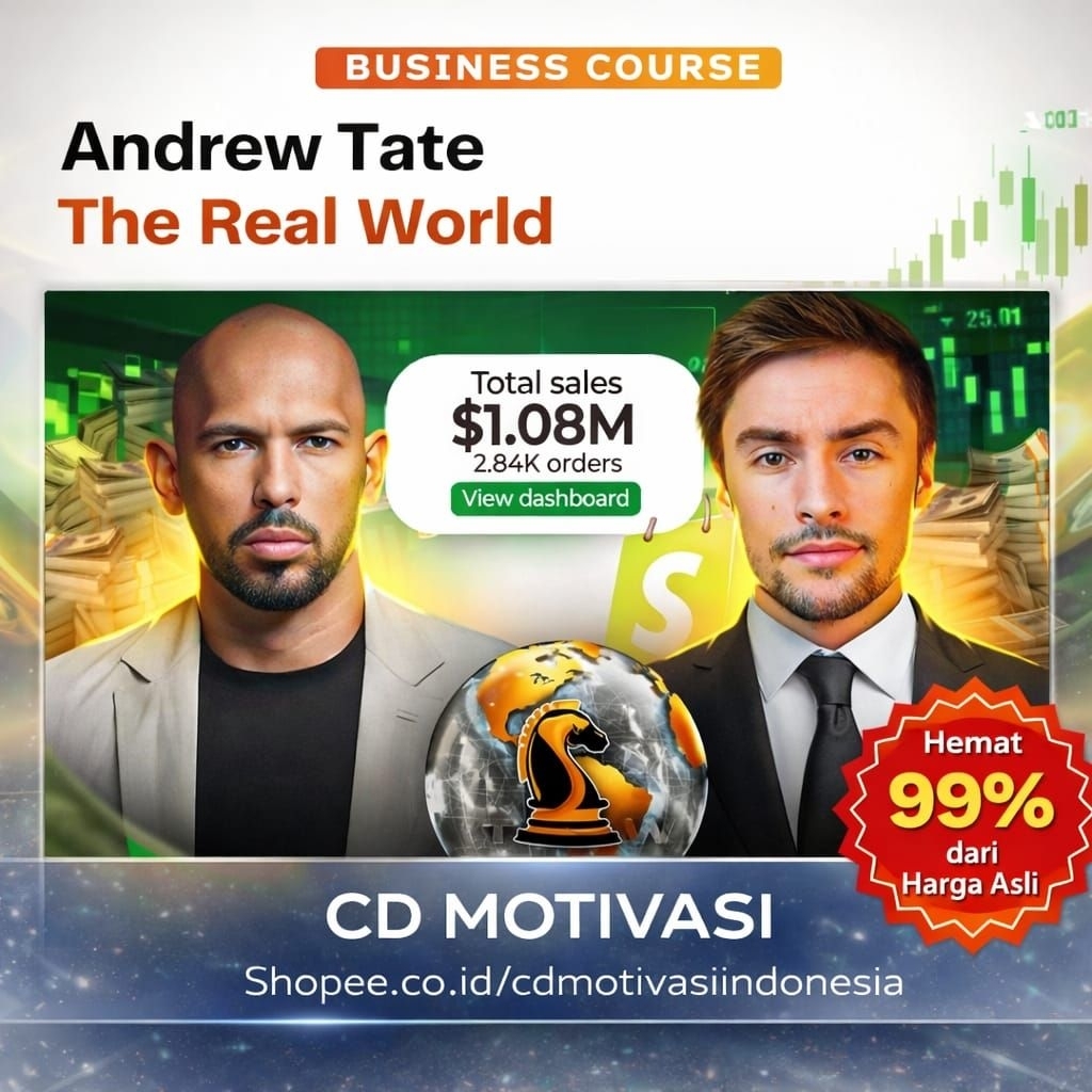 Termurah Course The Real World 4.0 - Video Bundle Lengkap by Andrew Tate