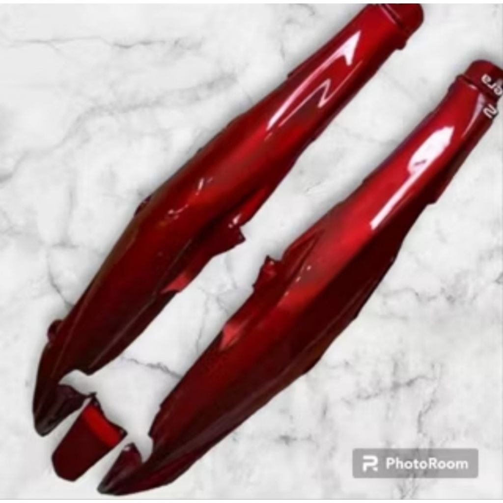 body samping kanan kiri jupiter z burhan+pad warna merah marun