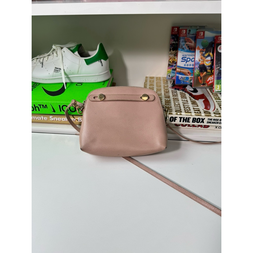 Furla piper mini crossbody pink merah muda