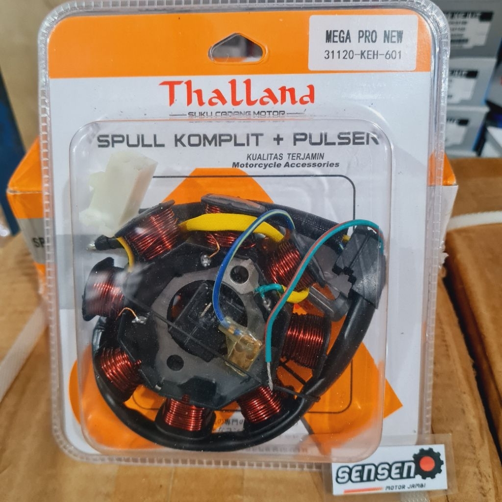 SPOOL ASSY SPUL KOMPLIT + PULSER MEGAPRO NEW MEGAPRO MONO THALLAND