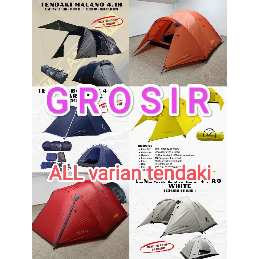 GROSIR TENDAKI BORNEO 4 / HY BC 4/ BESTWAY PAVILLO / MALANO 4.1H