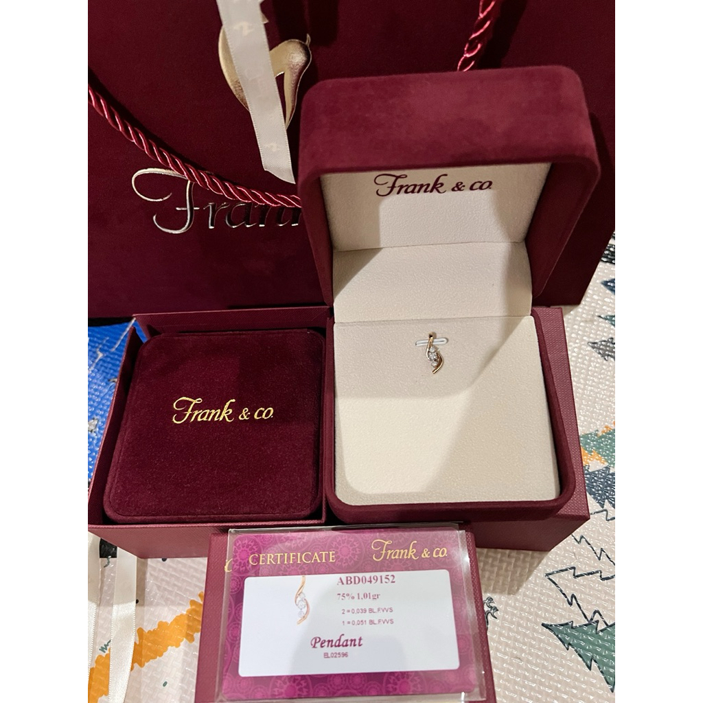 Frank N Co Diamond Pendant Jewellery New