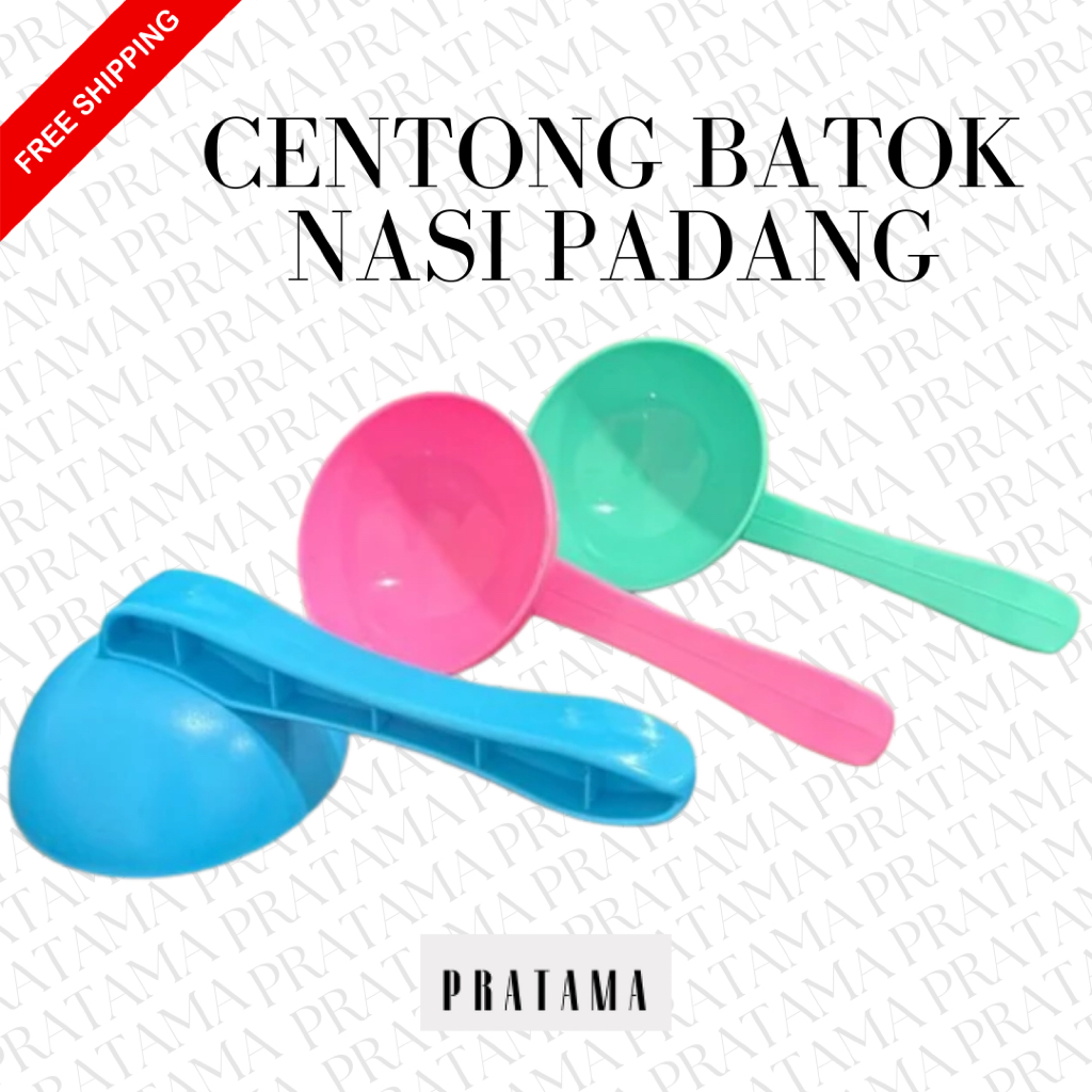 Centong Plastik Batok Nasi Padang