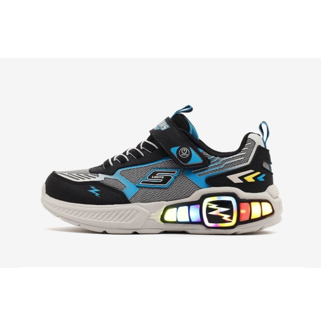 Skechers S-Light Kids Boys Original - Sepatu Lampu / Led Anak Cowok 32
