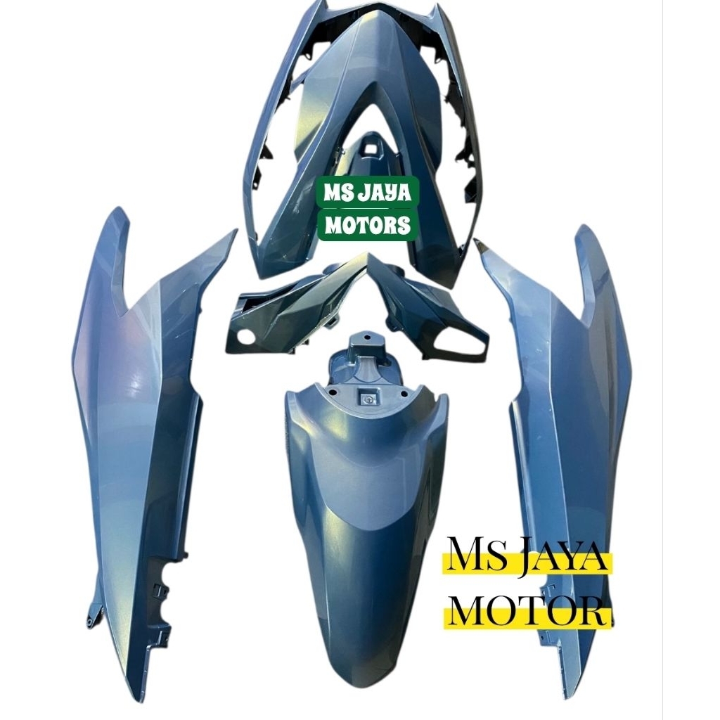 cover bodi full halus motor honda beat deluxe gen 1 warna biru dolphine effeck lembayung gold tahun 