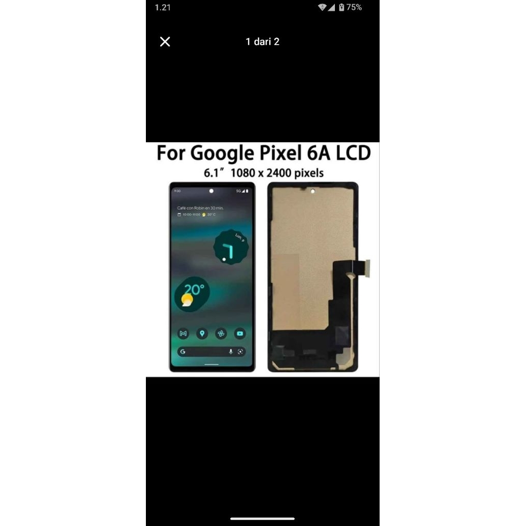 LCD gopix 6a