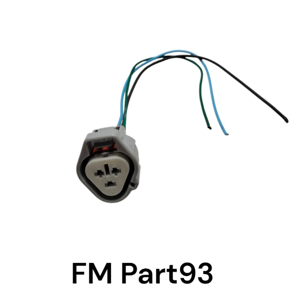 Soket Lampu Depan Honda HRV BRV Socket Connector Famale 3 Pin 3pin Kabel Segitiga Segitiga 3 Kabel