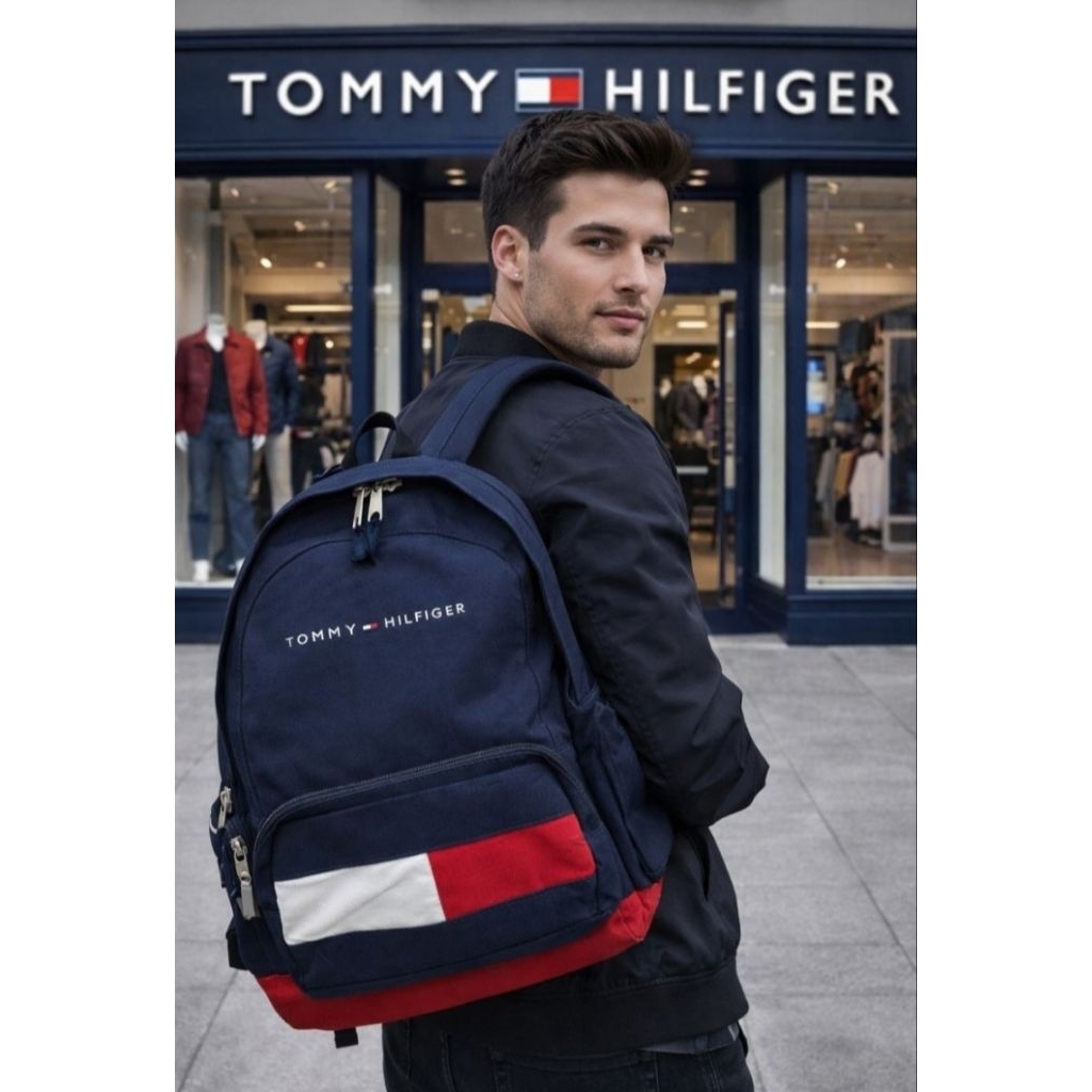 Backpack Tommy Hilfiger Big Flag 100% Authentic Original | Tas Tommy Hilfiger | Tas Tommy | Tas Rans