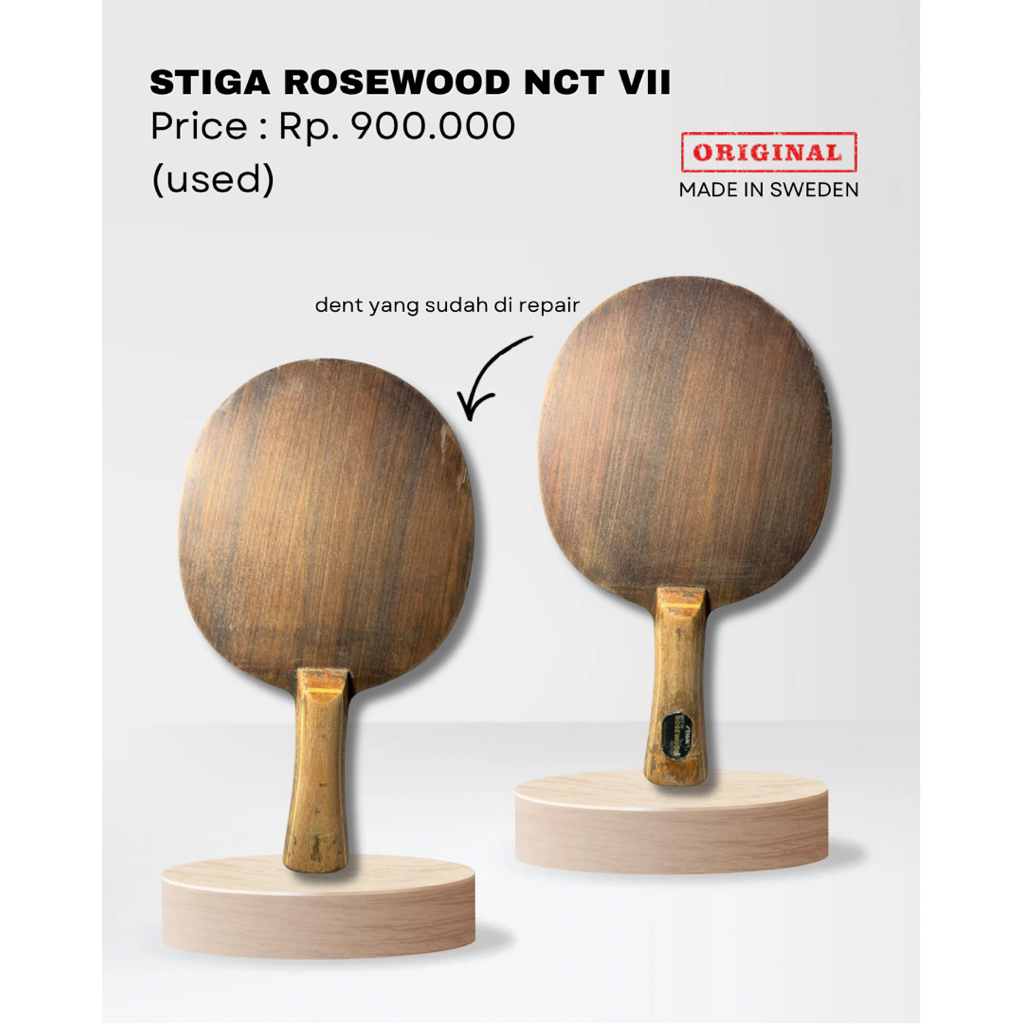 Stiga Rosewood NCT VII • (used) Original