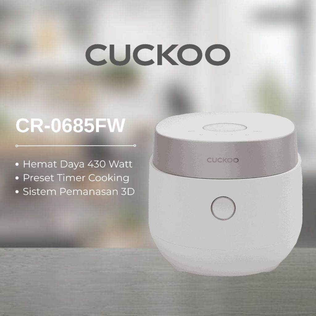 [CR-0685FW] CUCKOO Digital Rice Cooker 1 Liter
