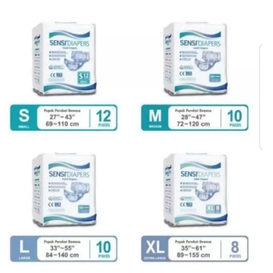 Sensi diapers popok perekat dewasa adult diapers diaper dewasa