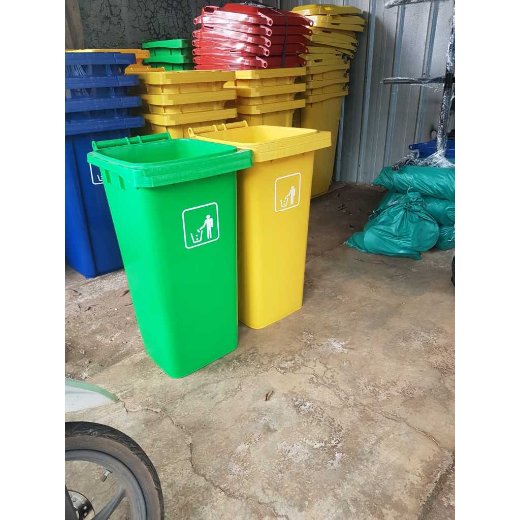 Tempat Sampah HDPE 120 Liter / Tempat Sampah