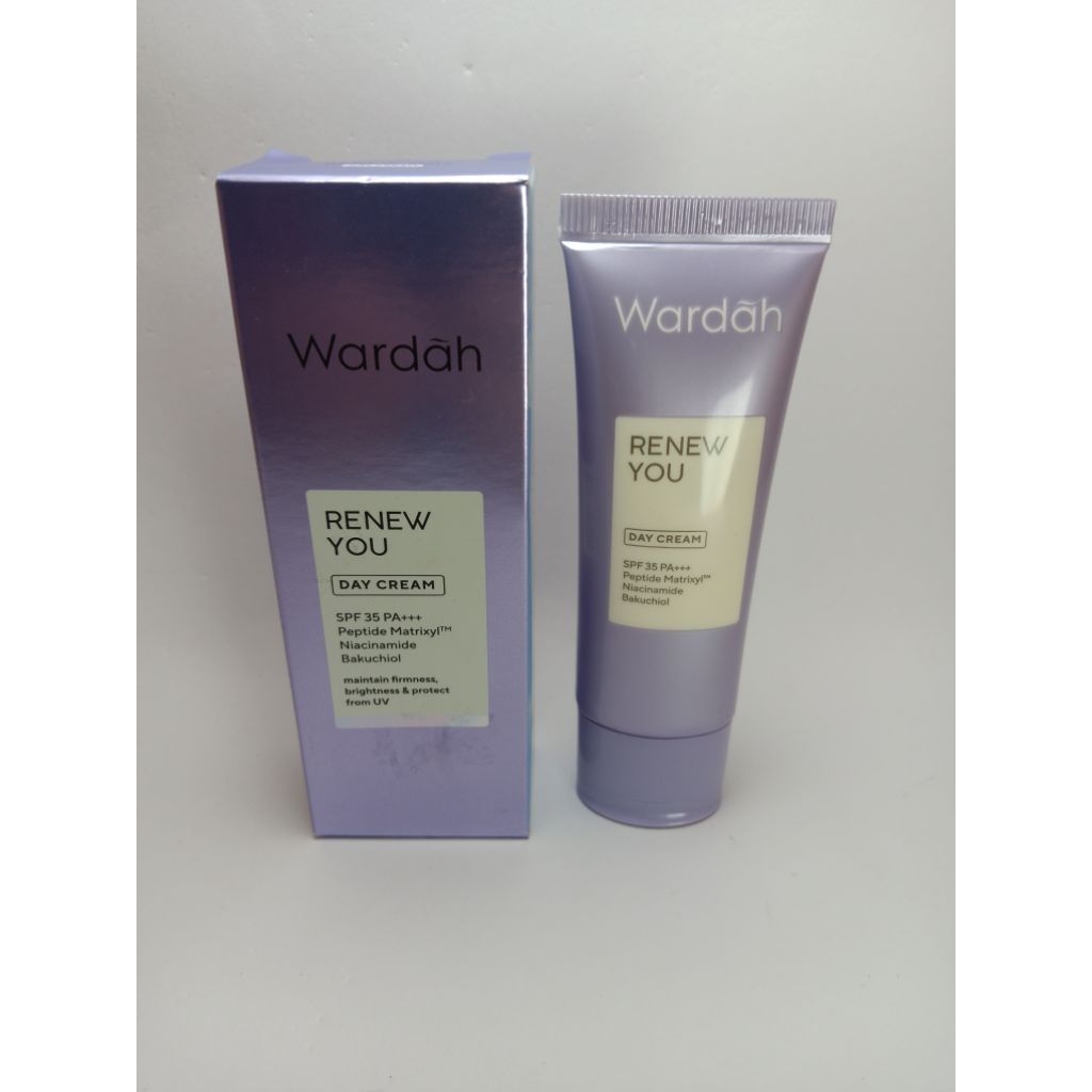 Wardah Renew You Day Cream & Night Cream 15gr - Wardah Anti Aging Krim Siang & Krim Malam 15gr - Men