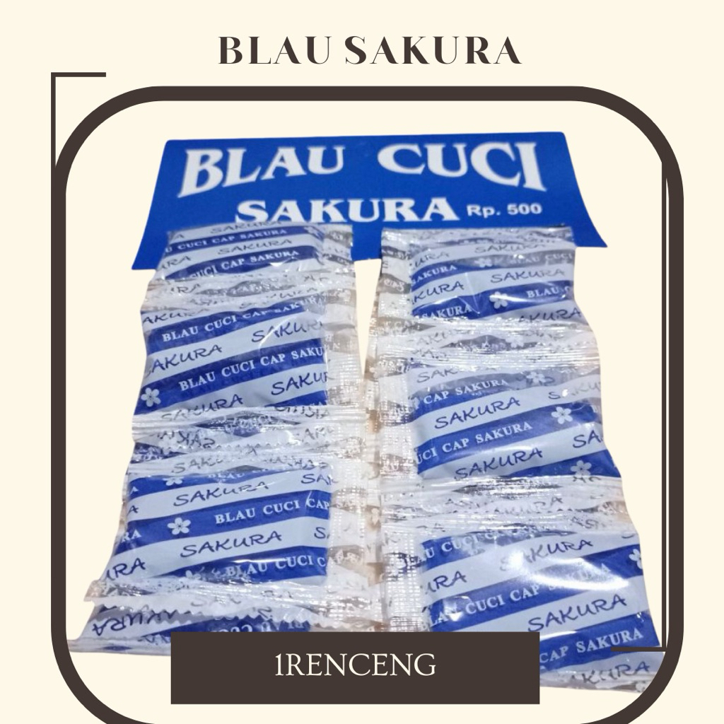 [ 1 RENCENG ] BLAU CUCI SAKURA / BLAO SAKURA