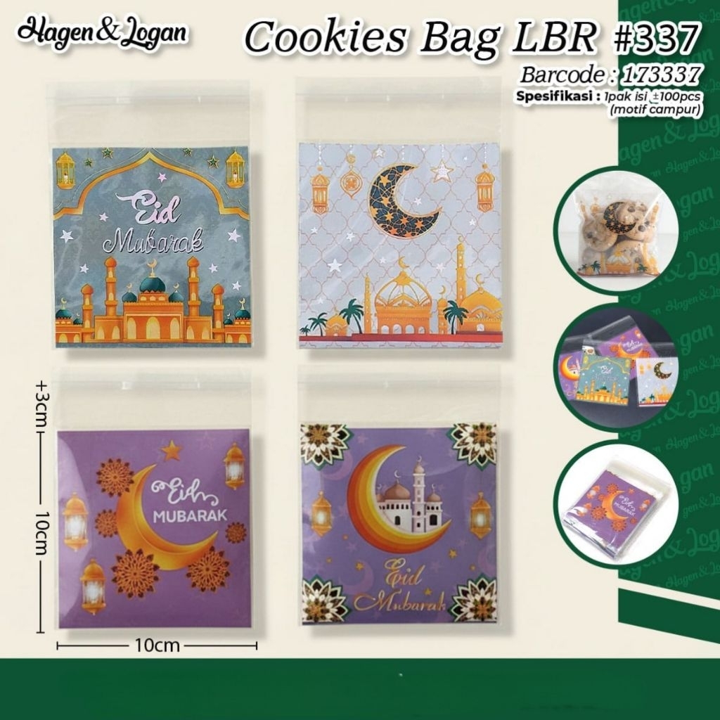 COOKIES BAG LEBARAN IDUL FITRI 10x10