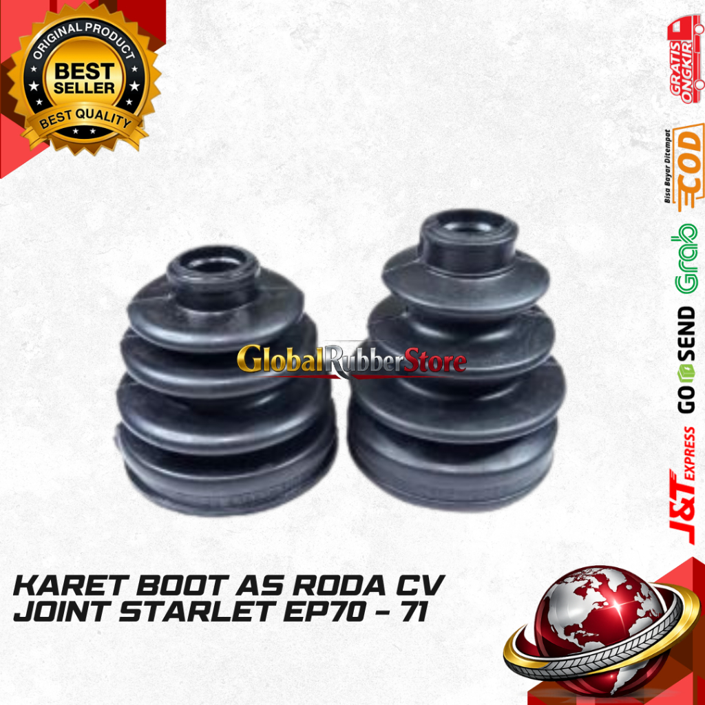 Karet Boot As Roda CV Joint STARLET EP70 - 71