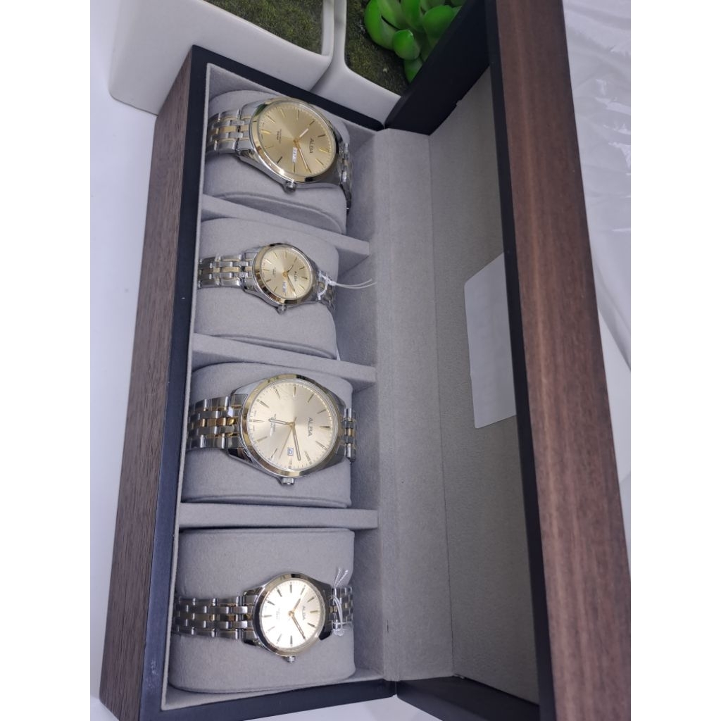 Jam tangan pria dan wanita ALBA Stainless Steel Original