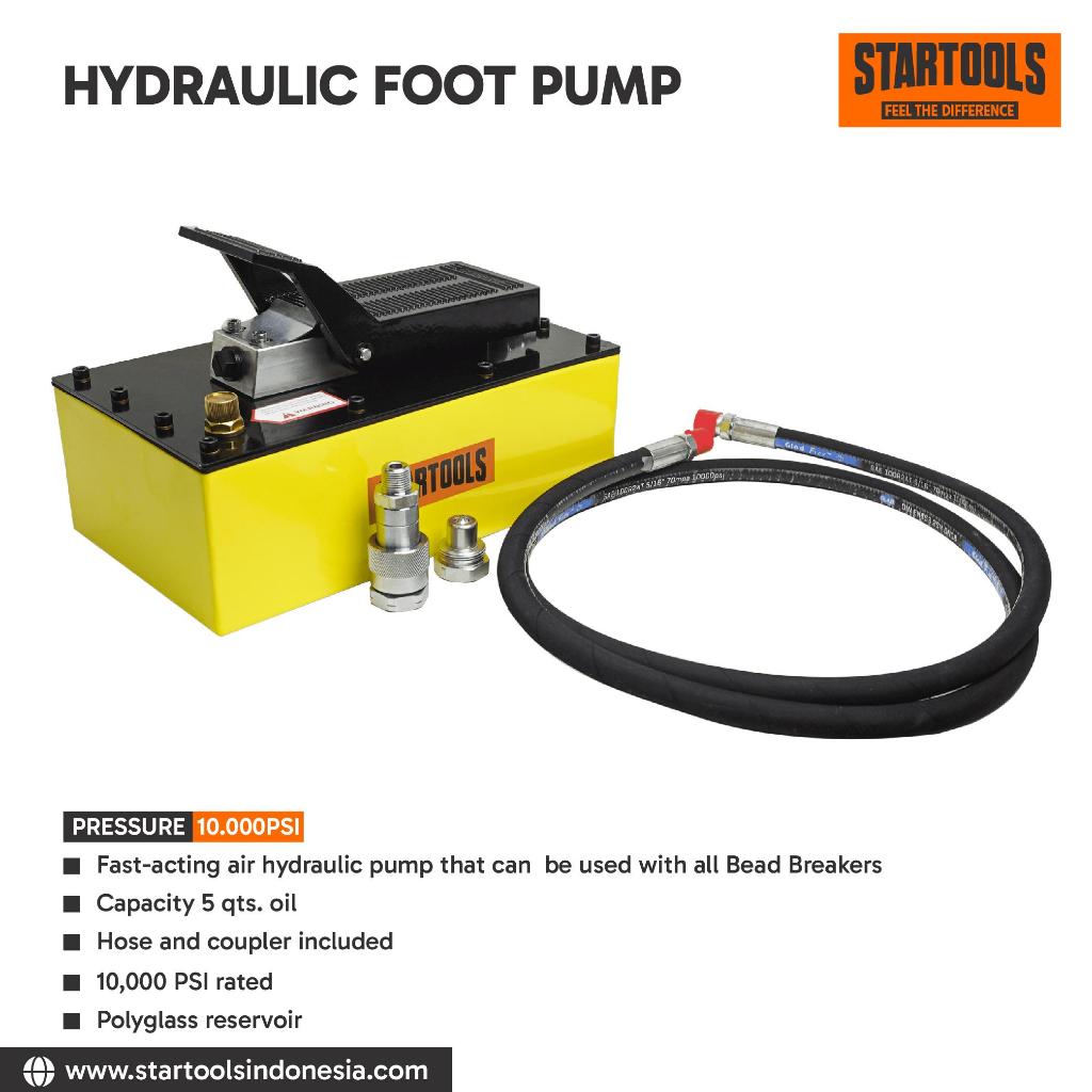 STARTOOLS Hydraulic Foot Pump for Bead Breaker