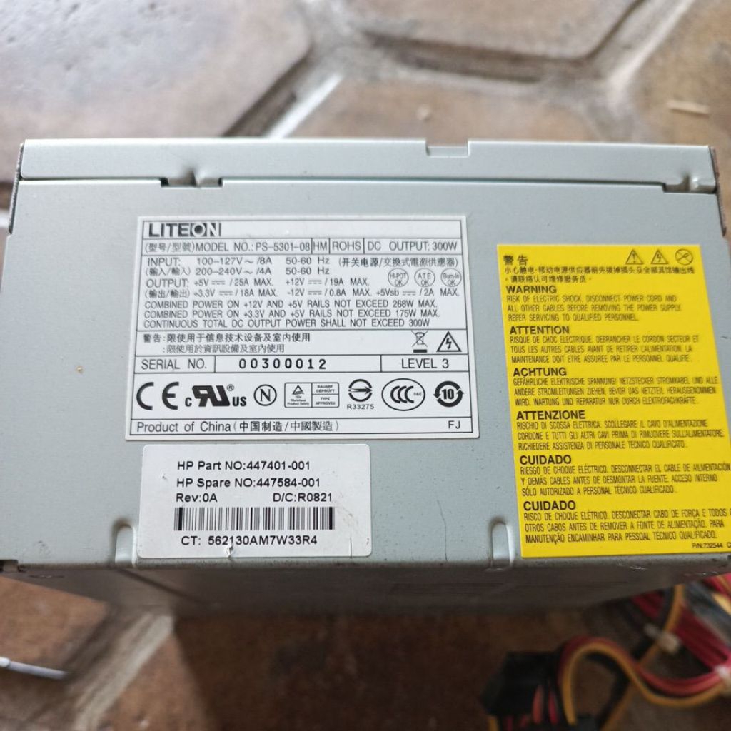 PSU PC built up HP compaq tower