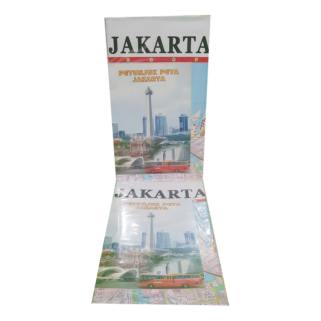 Peta Lipat Jakarta dan Buku Petunjuk