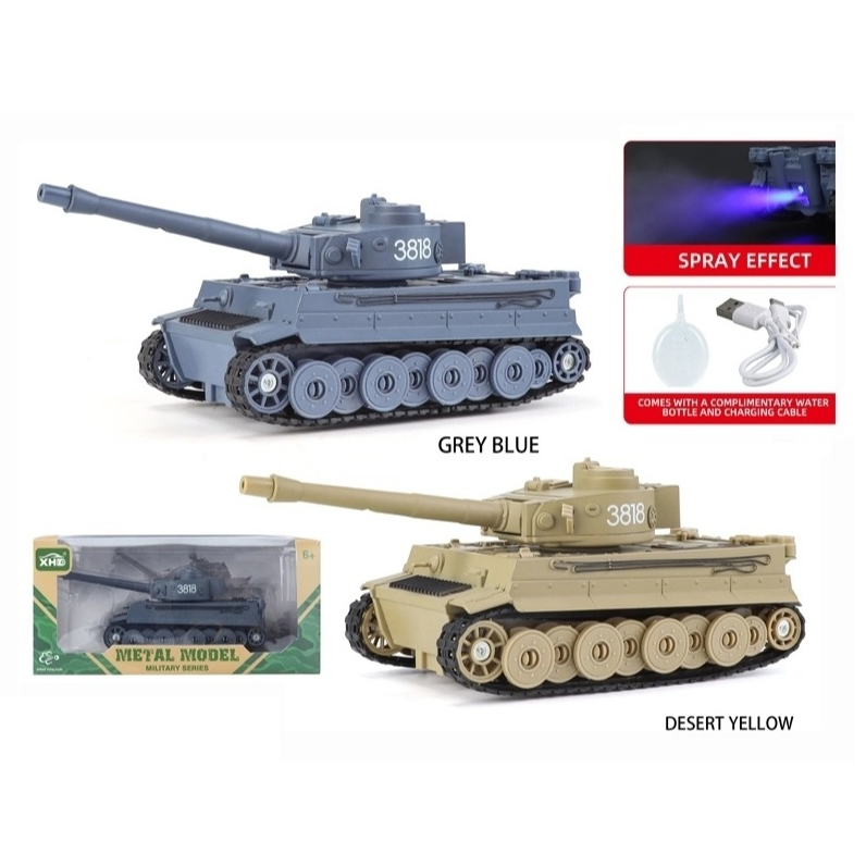 Diecast Tank Panser jerman 3818 Tiger Tank  WW2