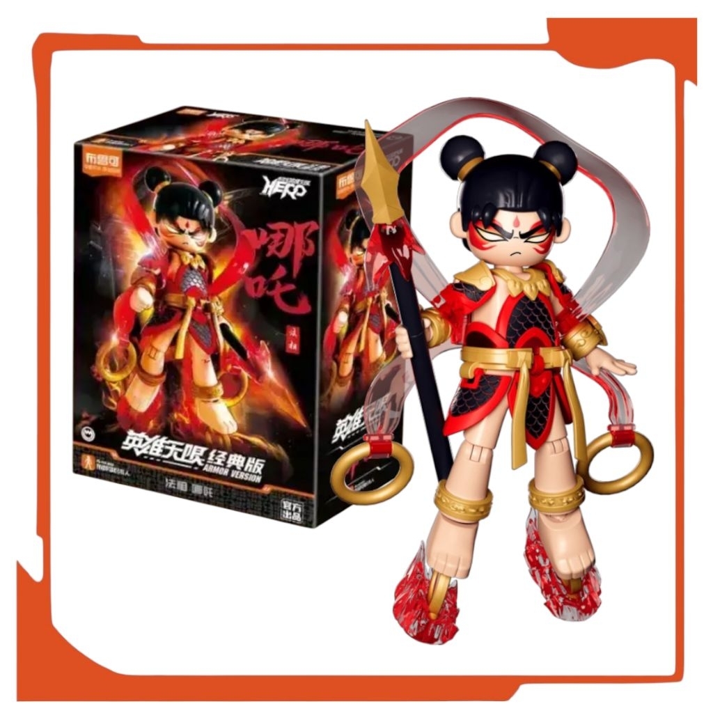 Blokees Figure Hero Infinity Nezha Armor Version Sun wu Kong Sun Go Kong Nezha