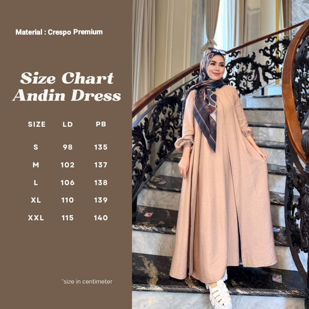 Andin dress journey / gamis journey /promo