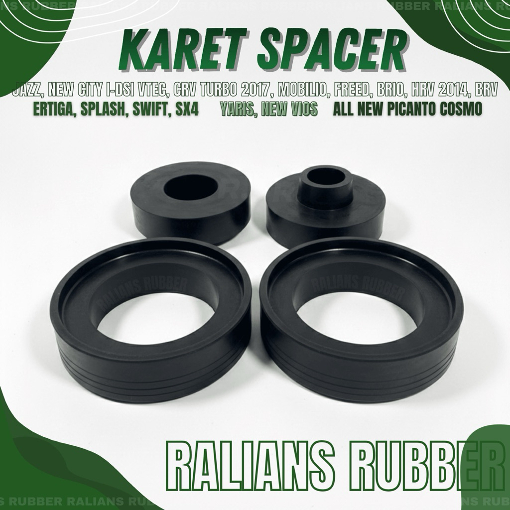 Karet Spacer Per Jazz Brio Freed Mobilio Depan Belakang