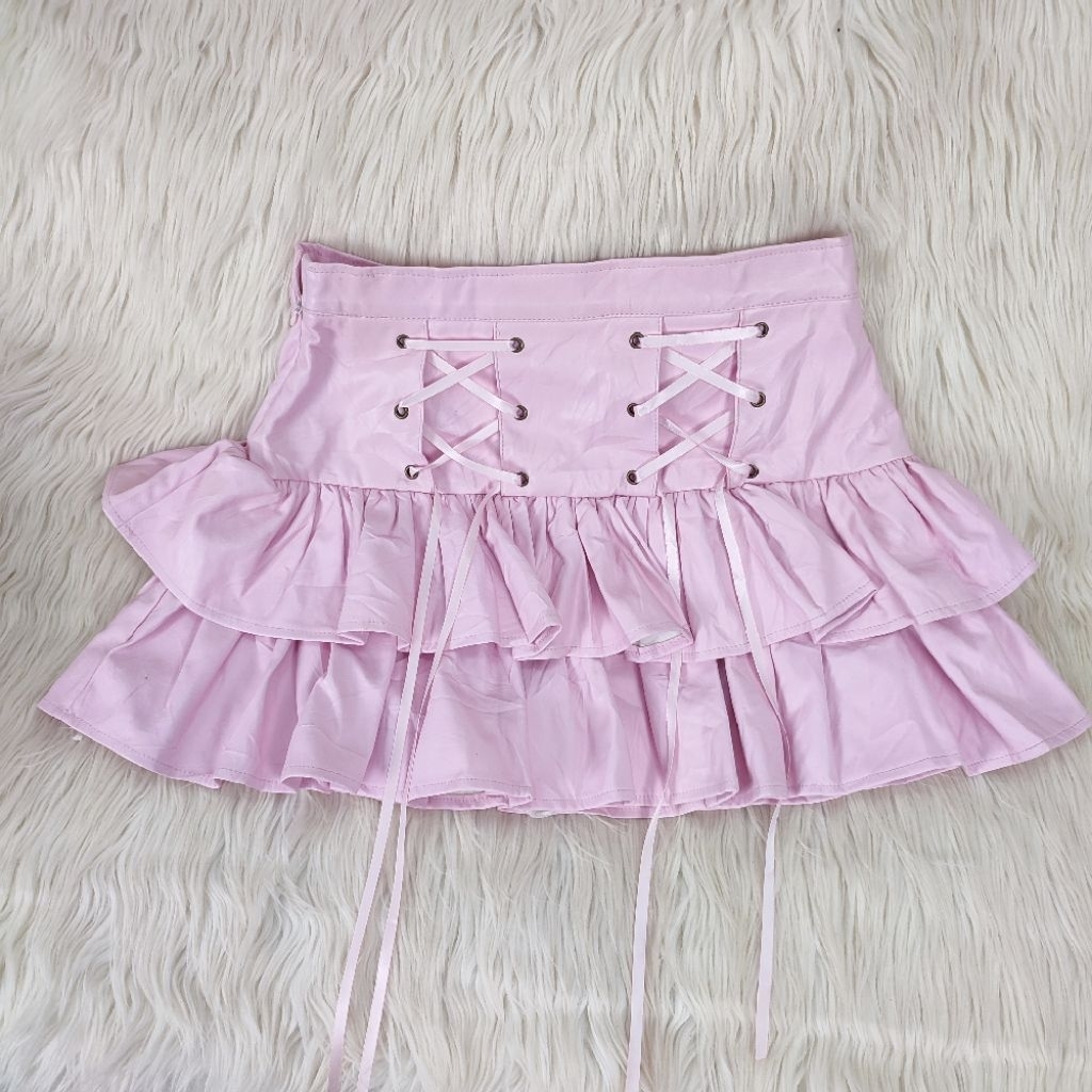 mini skirt pink rok latex rok pink rok latex pink rok celana pink kawaii skirt
