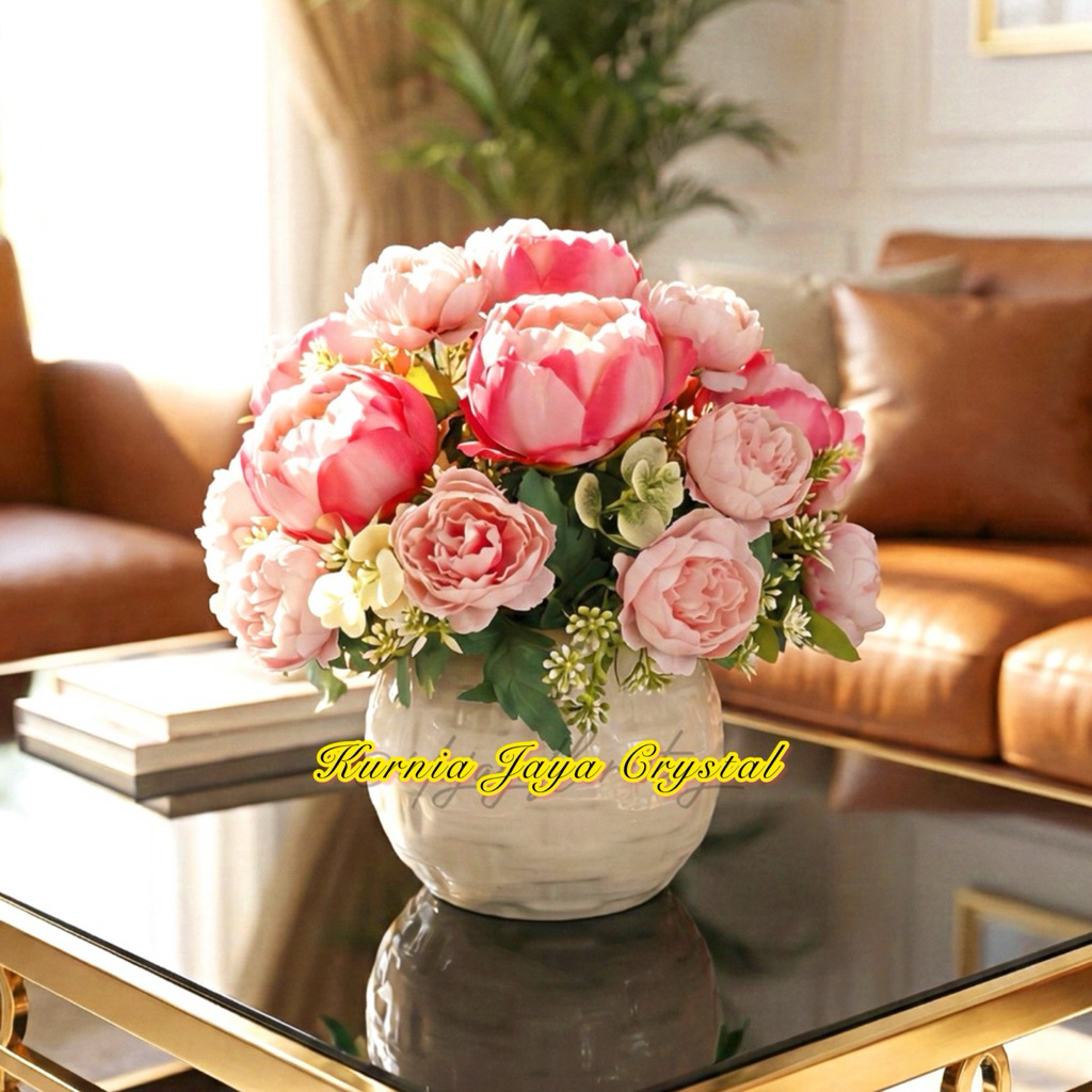 Rangkaian Bunga Premium cocok untuk meja tamu