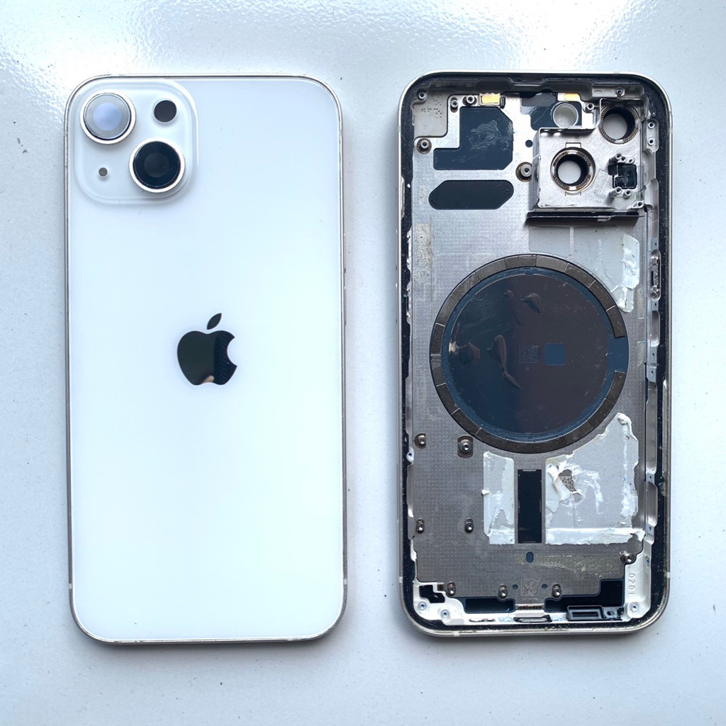 HOUSING IPHONE 13 PUTIH ORIGINAL ASLI COPOTAN
