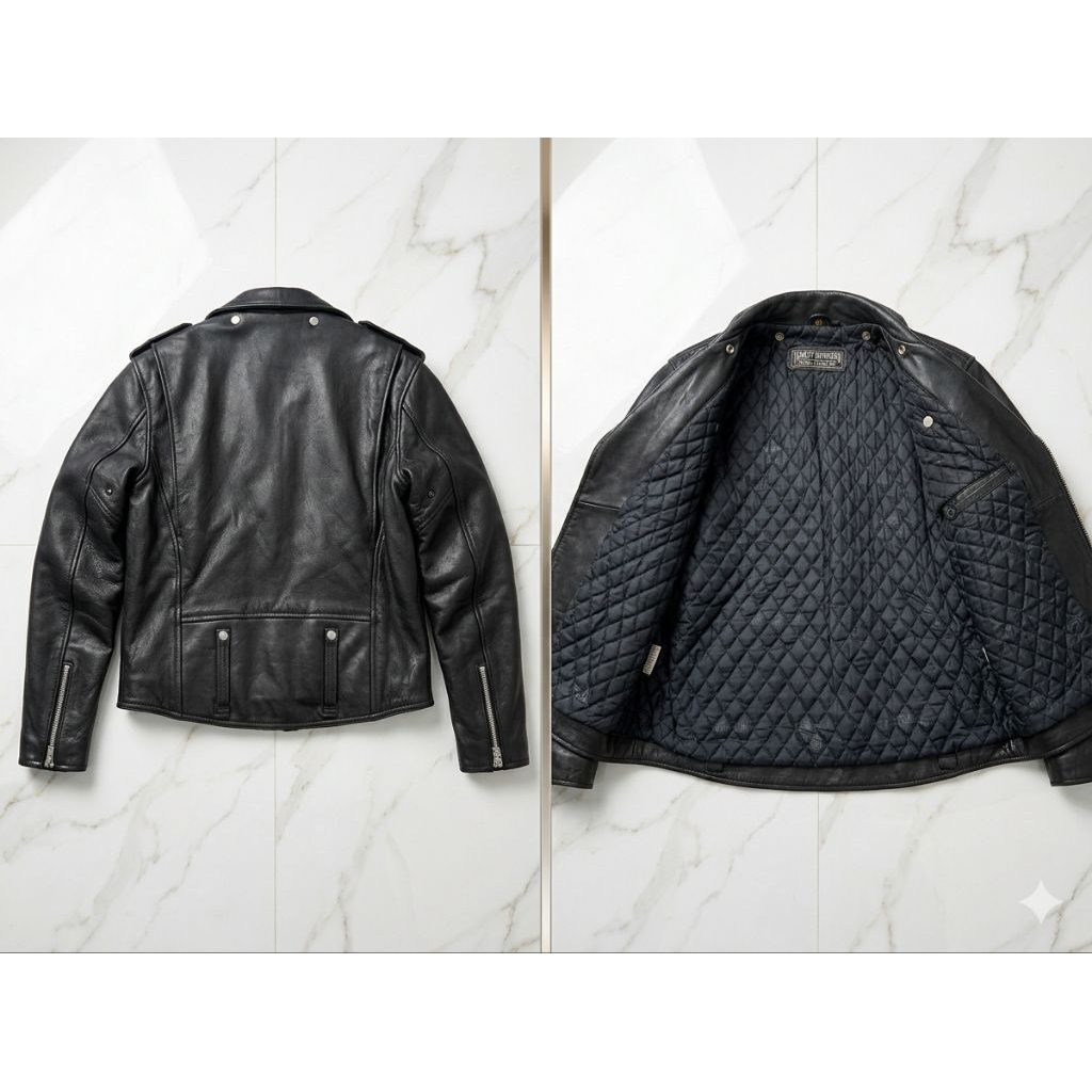 Jaket Kulit Harley Davidson Ramones