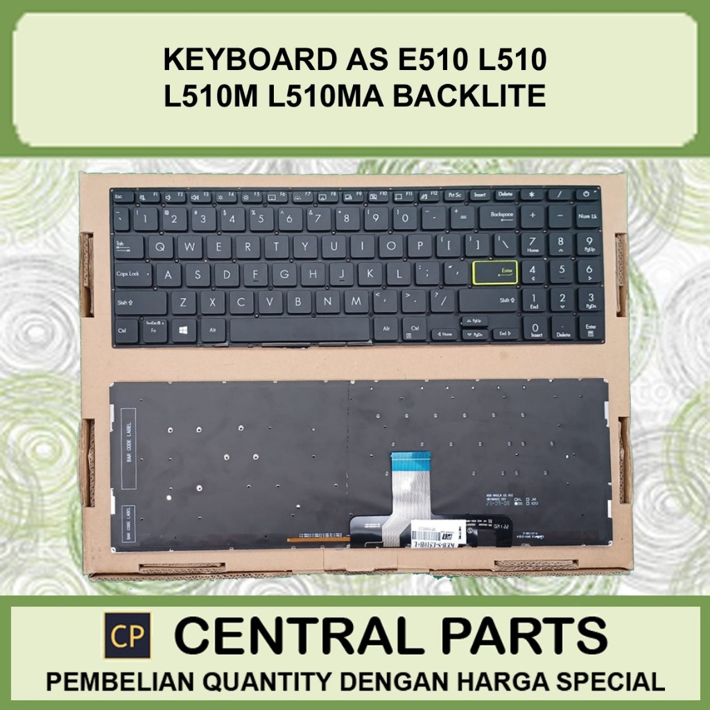 Keyboard Asus E510 L510 L510M L510MA Backlite