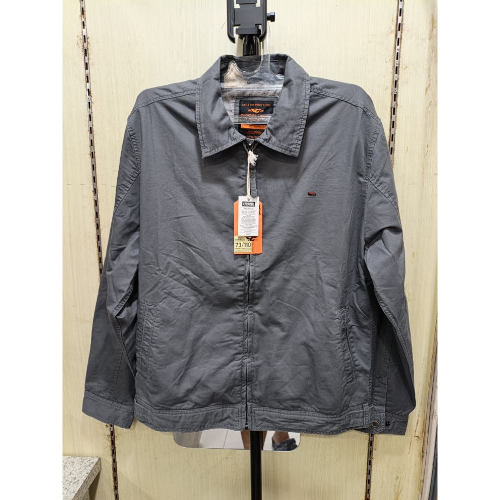 PROMO Jaket Casual CARDINAL Katun Kerah Garansi Original EAJAR439