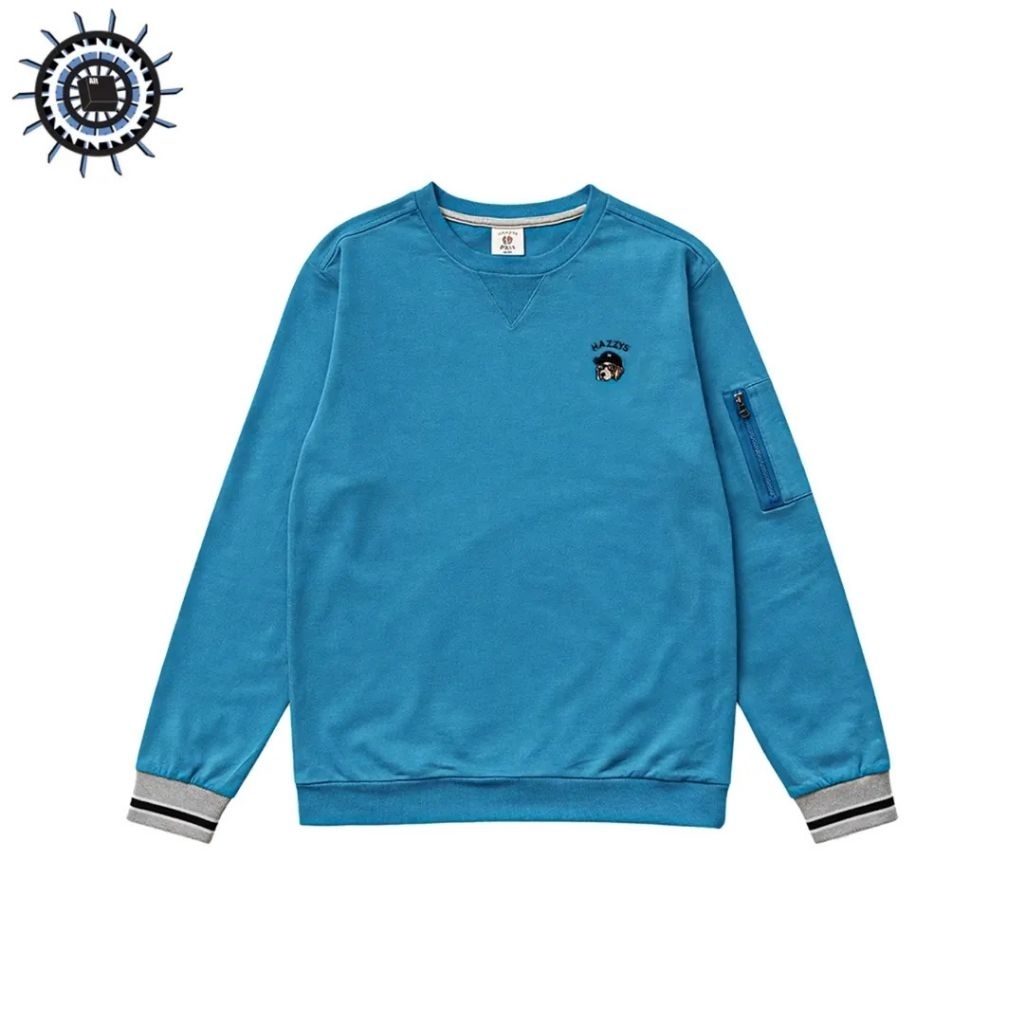Crewneck Second Hazzys Blue Side Pocket