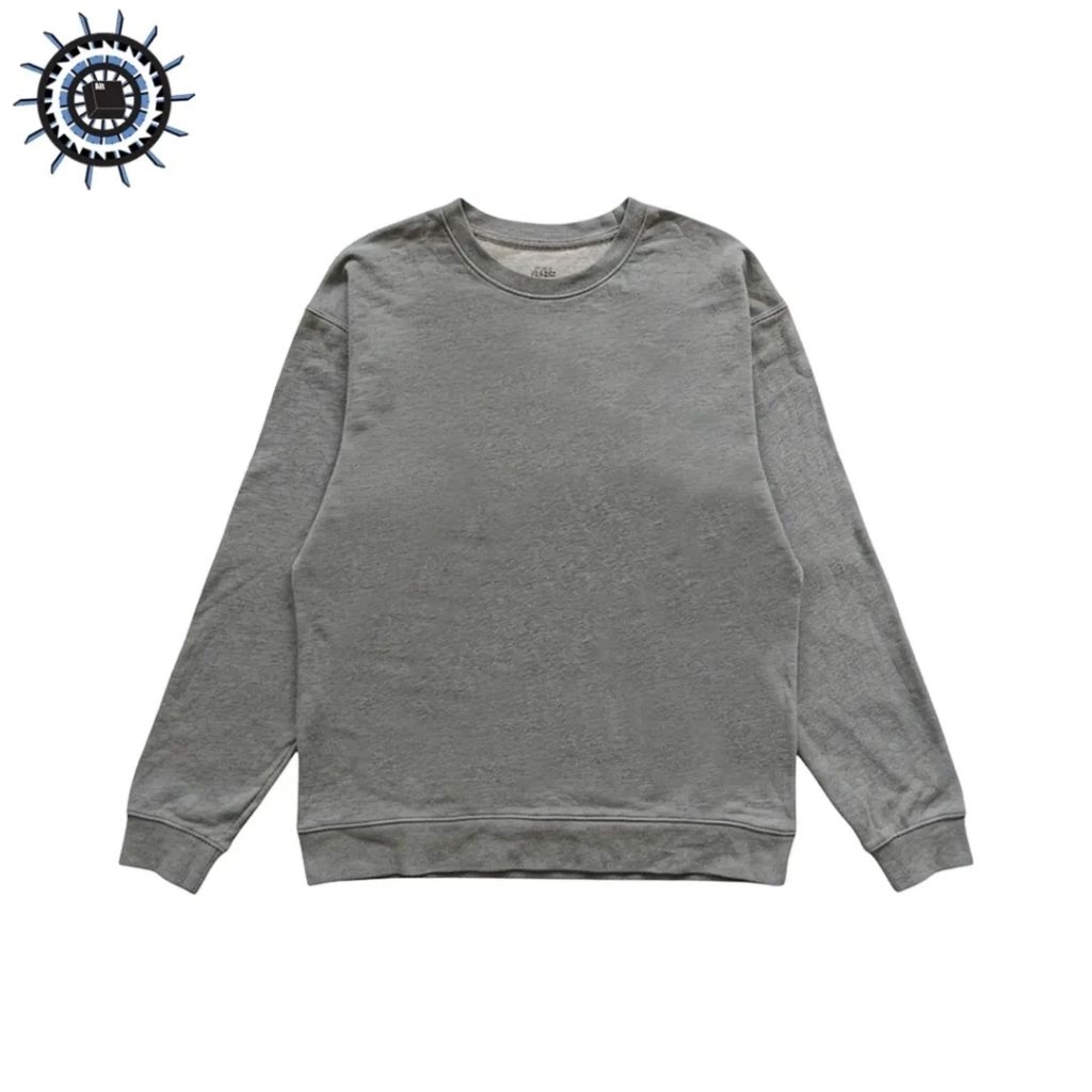 Crewneck Second Giordano Grey Heavyweight Basic