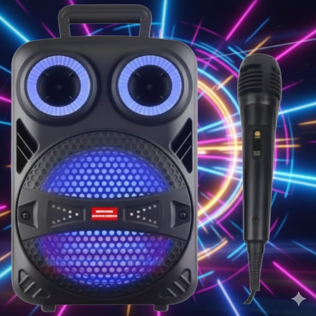 Paling Cari Dan Terlaris Salon Aktif Speaker Bluetooth Karaoke Portable Ukuran 6,5Inch Free Mic Kara