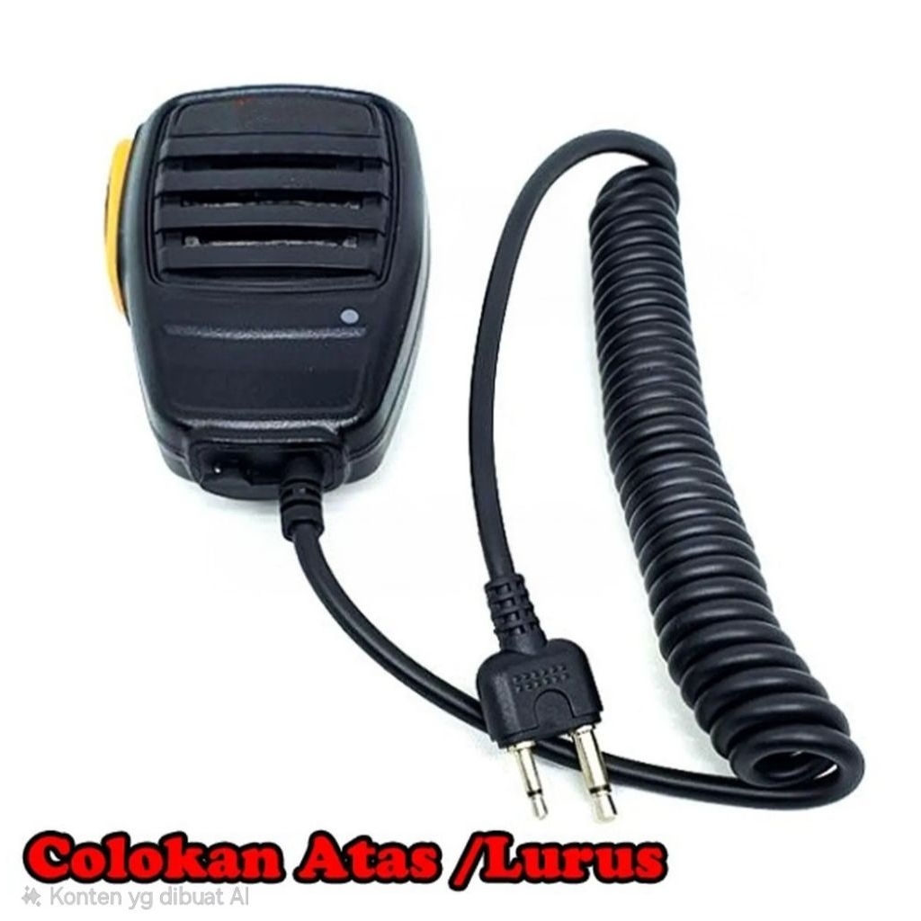 EXTRA MIC / HAND MIC HT ICOM / ALINCO JACK ATAS LURUS KMC 22 ICOM