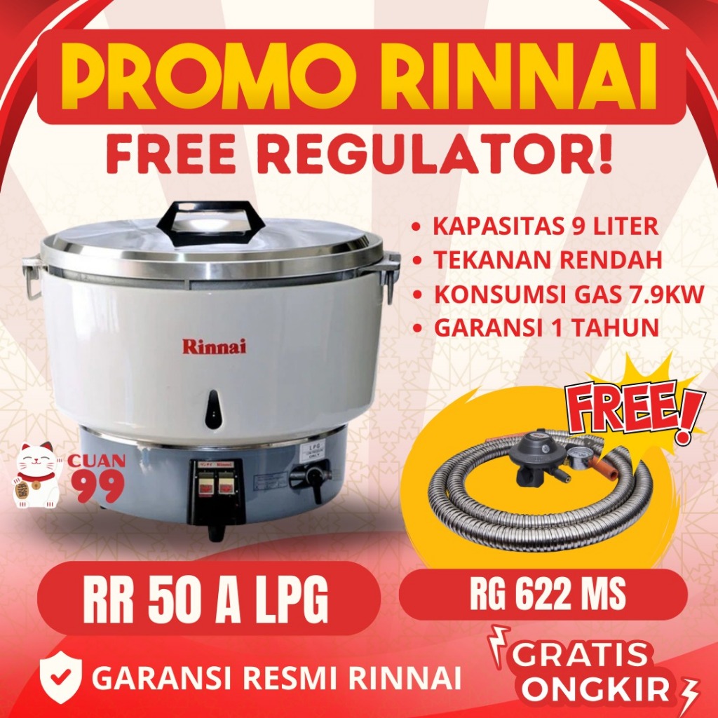 Rice Cooker Jumbo Rinnai RR 50 A / Rinnai RR 50A SALEEEE
