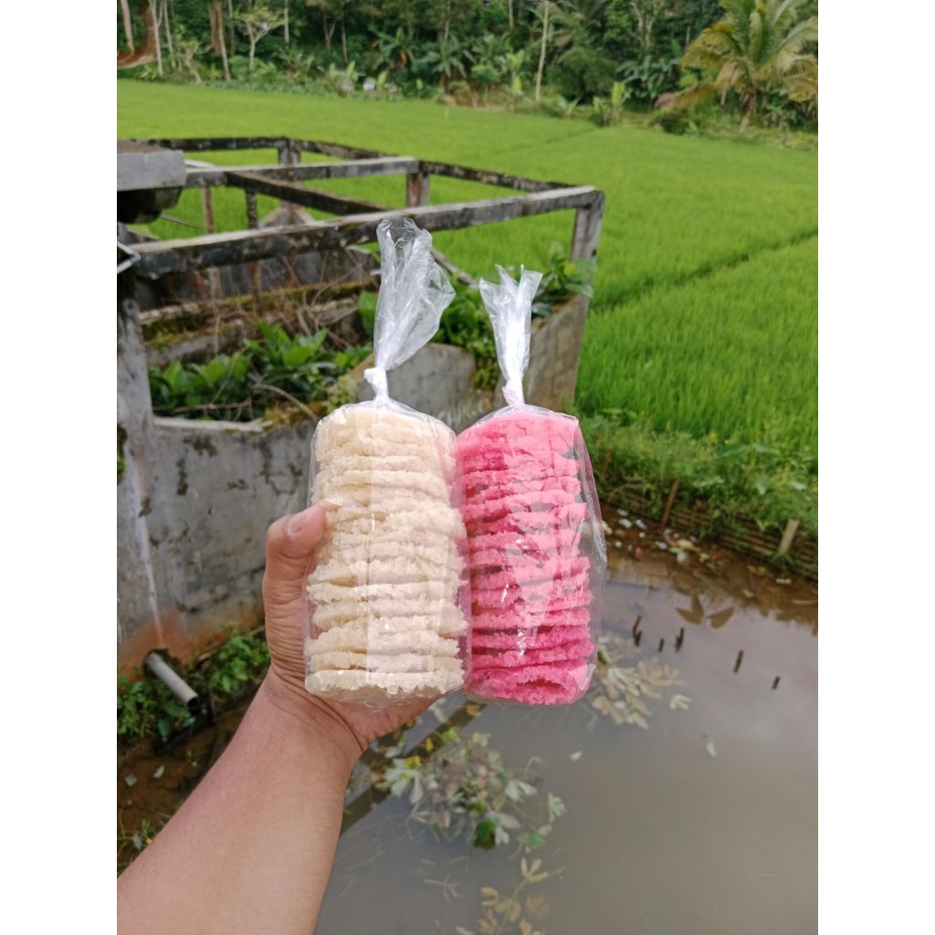 (17 KEPING) RENGGINANG MENTAH - RENGGINANG SINGKONG MENTAH - RENGGINANG MENTAH MURAH - RENGGINANG ME