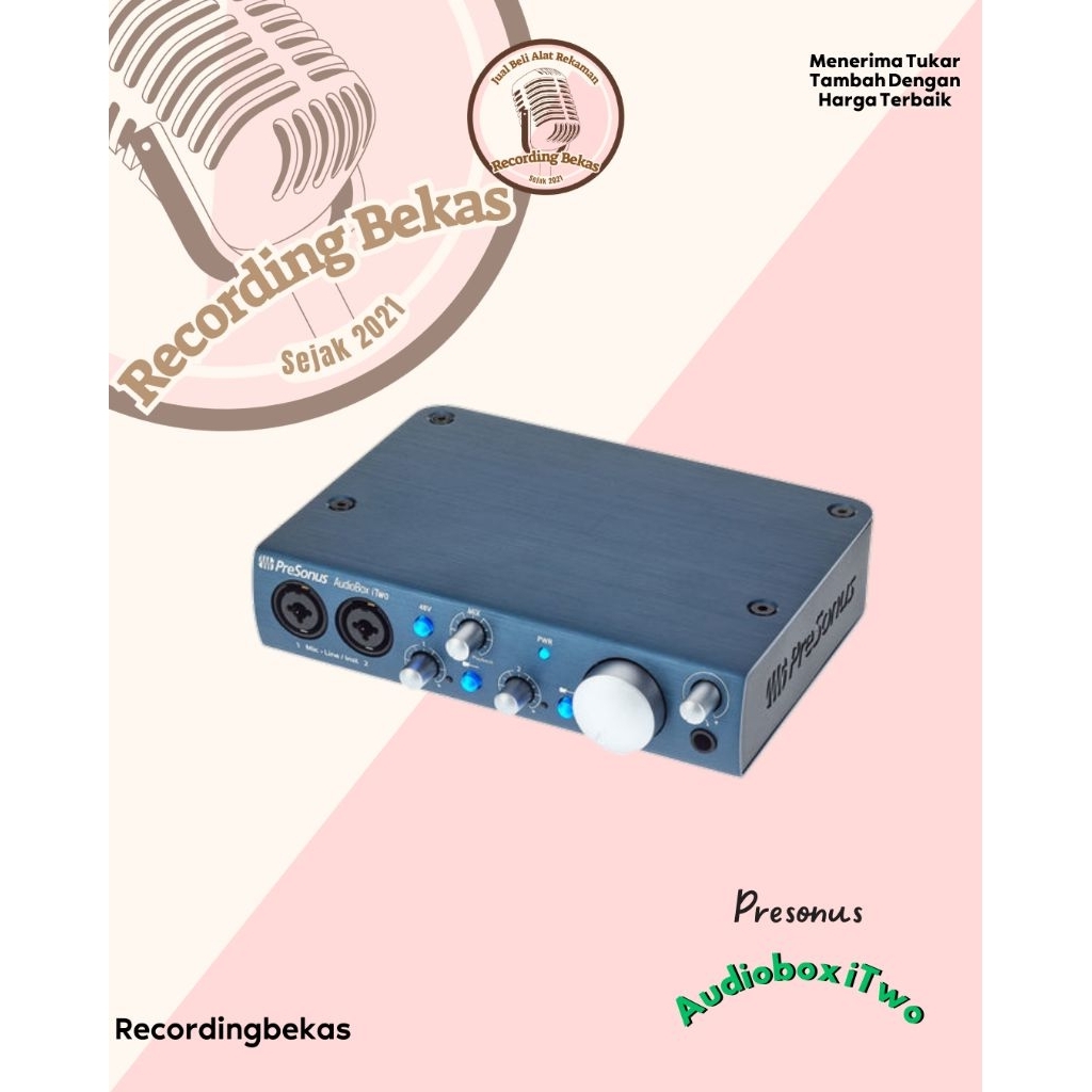 Soundcard Presonus Audiobox Itwo